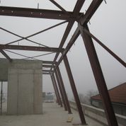 2011 Medien- und Informationszentrum Dachtragwerk aus Stahl